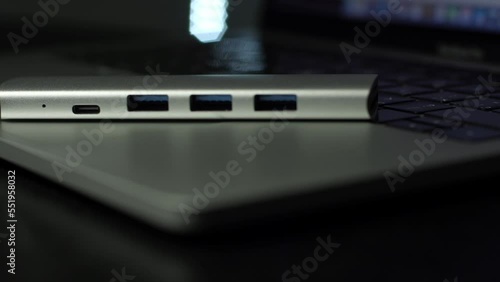 Wallpaper Mural Usb hub for laptop close up Torontodigital.ca