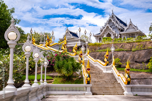 Wat Kaew Korawaram temple in Krabi town, Thailand photo