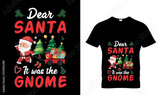 Christmas don't just work till the...T-Shirt Design Template