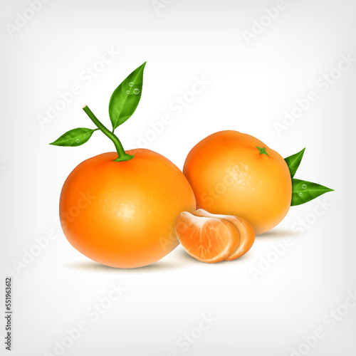 Ripe tangerines