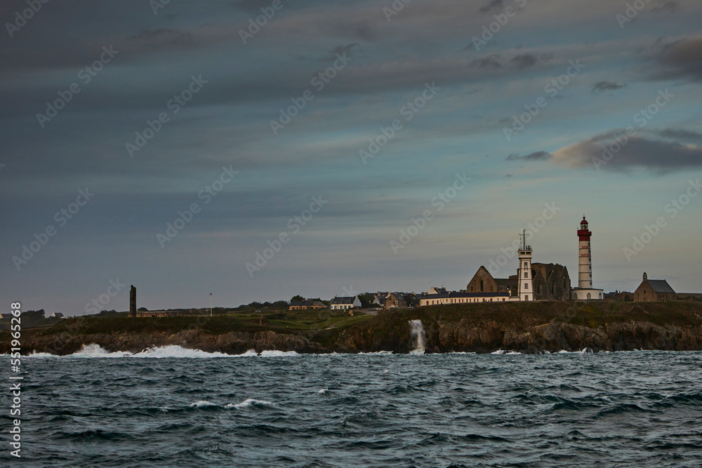 Goulet de Brest,Paysage en pleine Mer de Brest à l'ile d'ouessant. Goulet de Brest,Paysage en pleine Mer de Brest à l'ile d'ouessant.