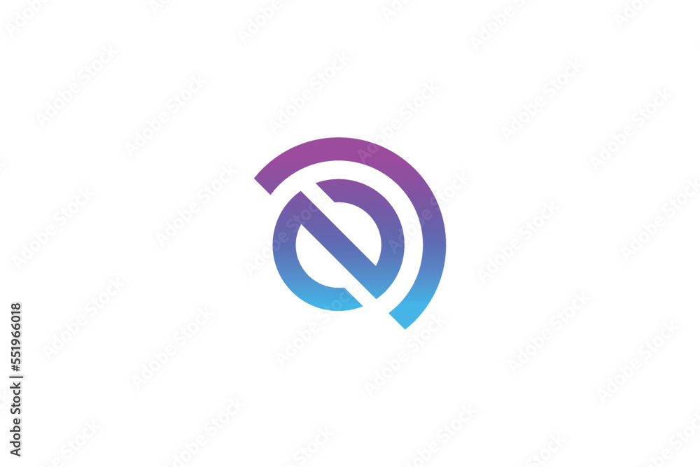 Creative Letter N Signal Logo Design Template Creative Letter N Signal Logo Design Template