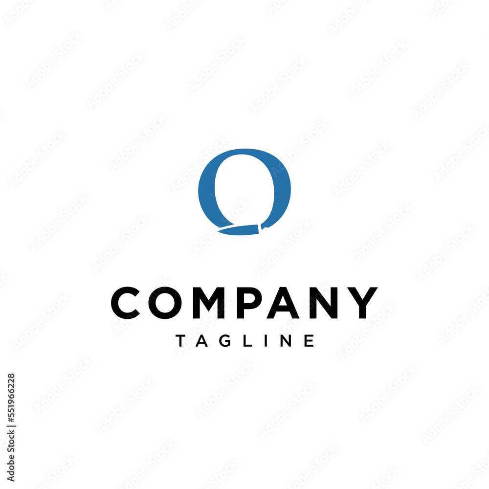 
O Letter Knife Vector logo icon vector Template.eps