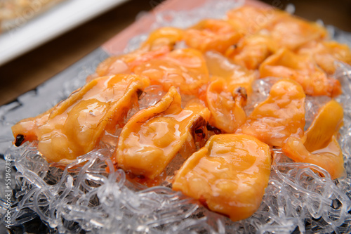 Sea squirt sashimi photo