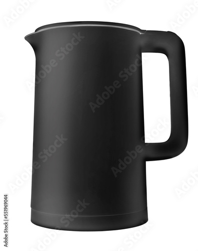 black matte electric kettle photo