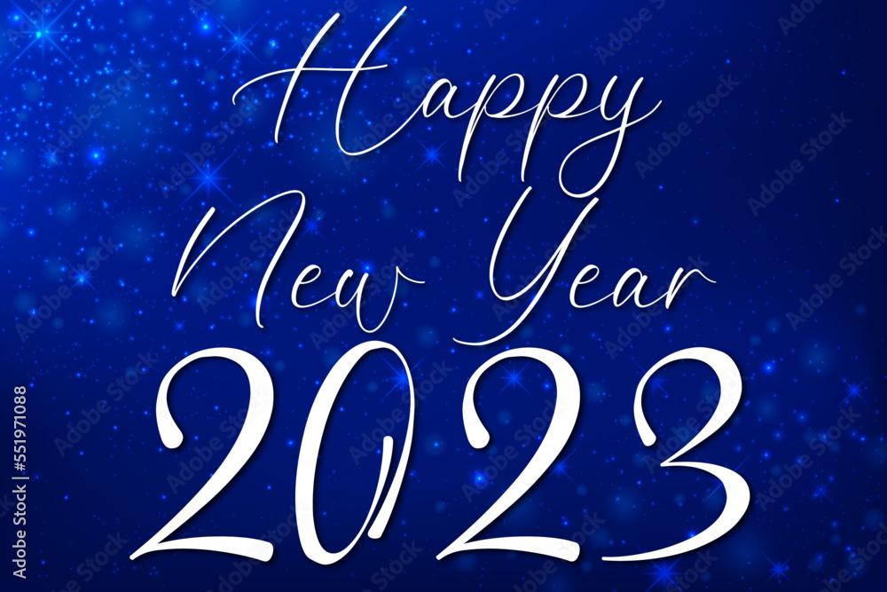 Happy New Year 2023 background. Vector Illustration.
