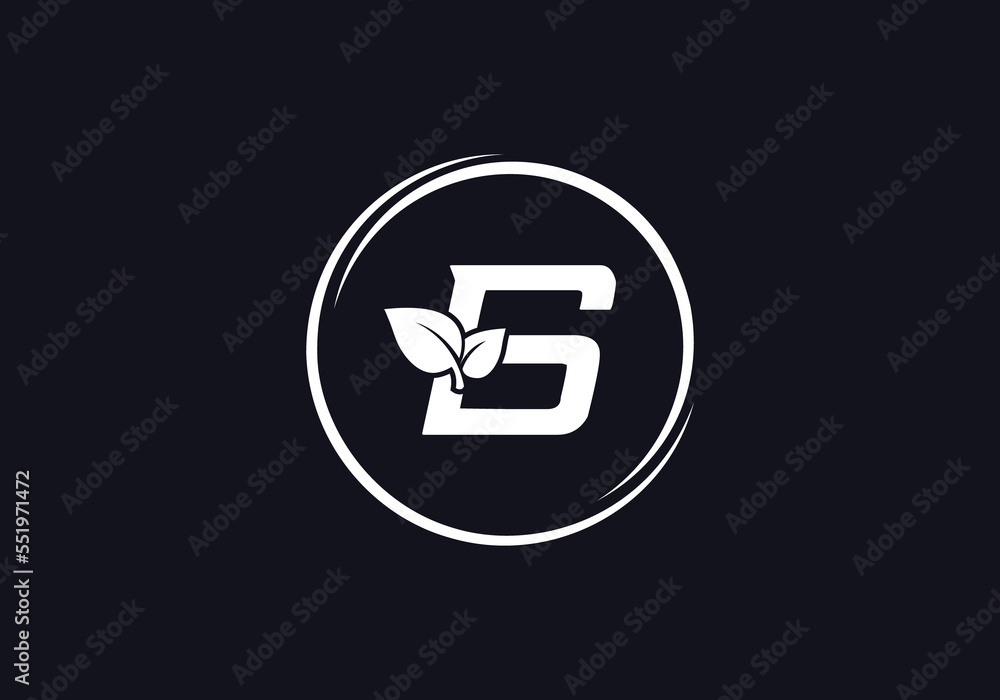 Green leaf circle logo and Eco nature business symbol design with the letters and alphabets. Eco logo. Pure fresh green leaf logo Green leaf circle logo and Eco nature business symbol design with the letters and alphabets. Eco logo. Pure fresh green leaf logo