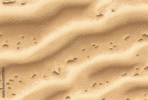 Background with beach sand texture. Generative AI