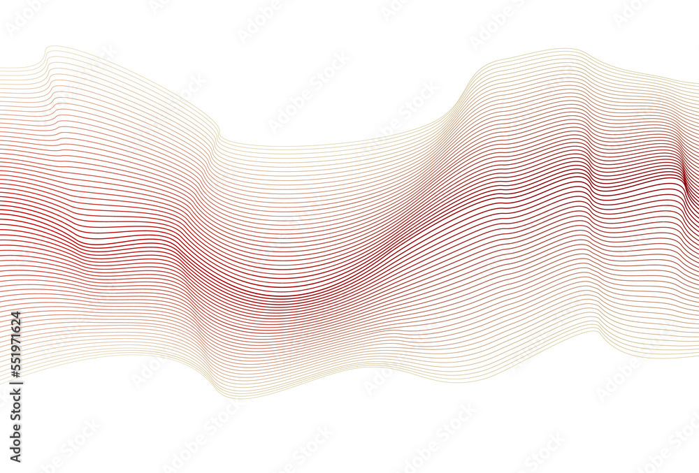 Abstract modern background, curved lines, create the effect of an ...