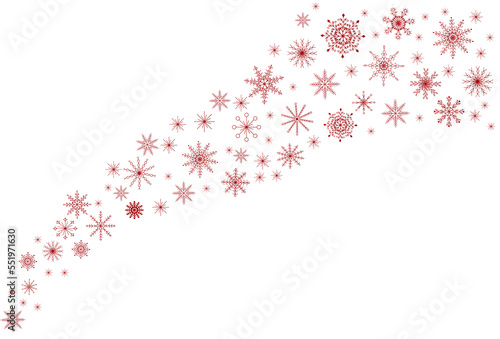 Winter holiday background with snow and flying snowflakes. For greeting cards  layouts  backgrounds  invitations