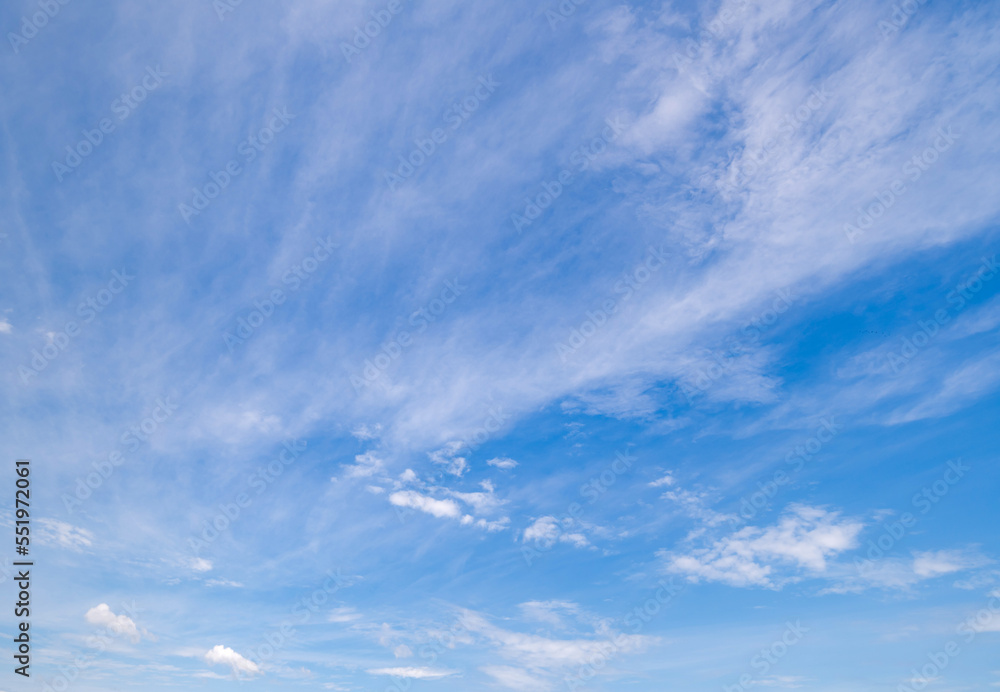 Panoramic view of clear blue sky and clouds, clouds with background. Panoramic view of clear blue sky and clouds, clouds with background.
