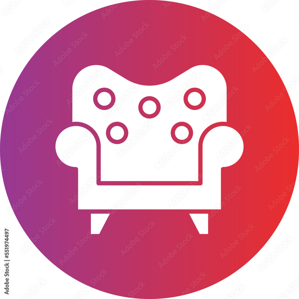 Armchair Icon Style Armchair Icon Style