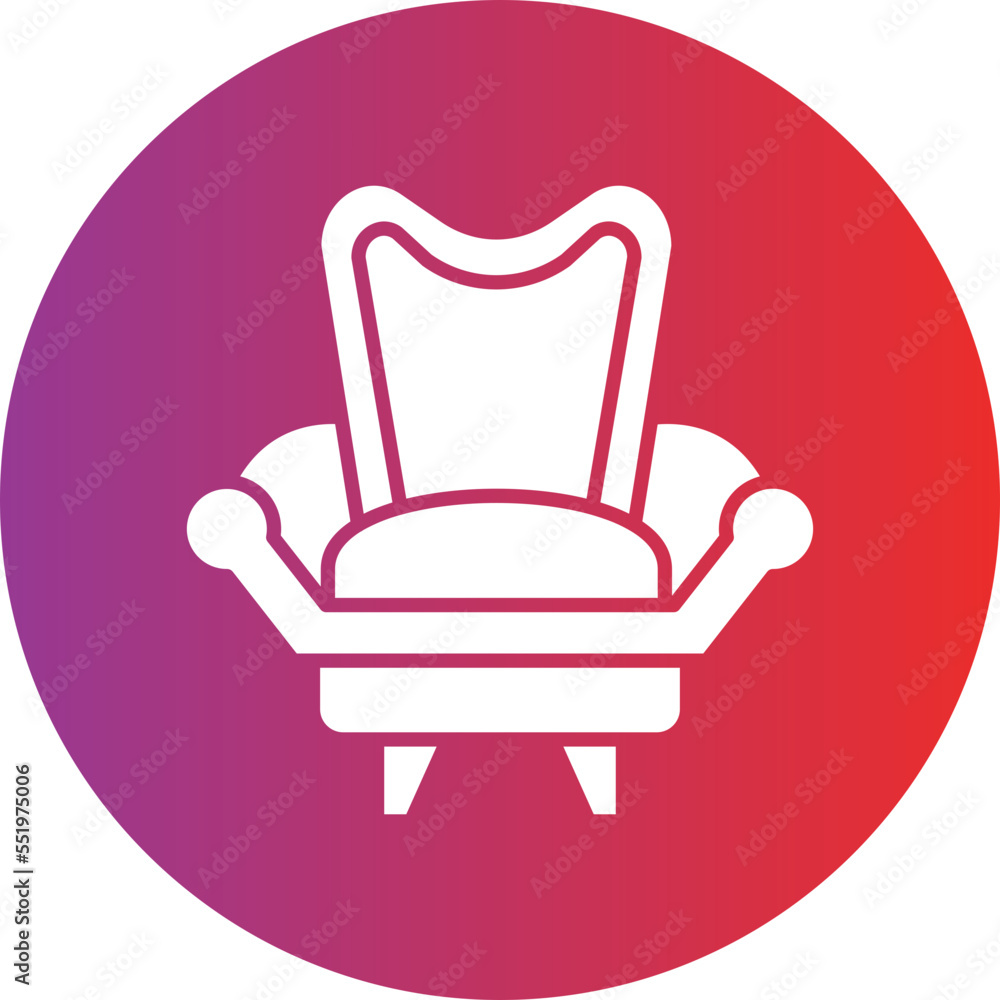 Armchair Icon Style Armchair Icon Style