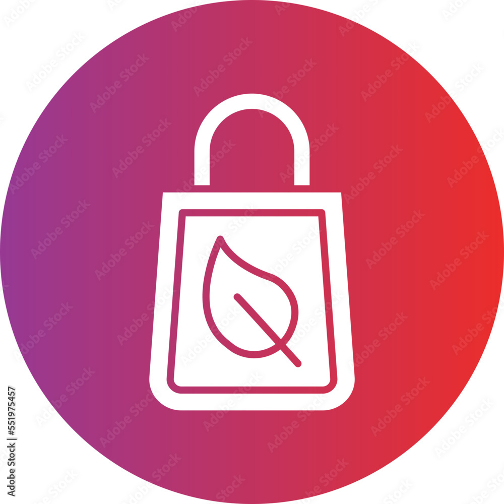Eco Bag Icon Style Eco Bag Icon Style