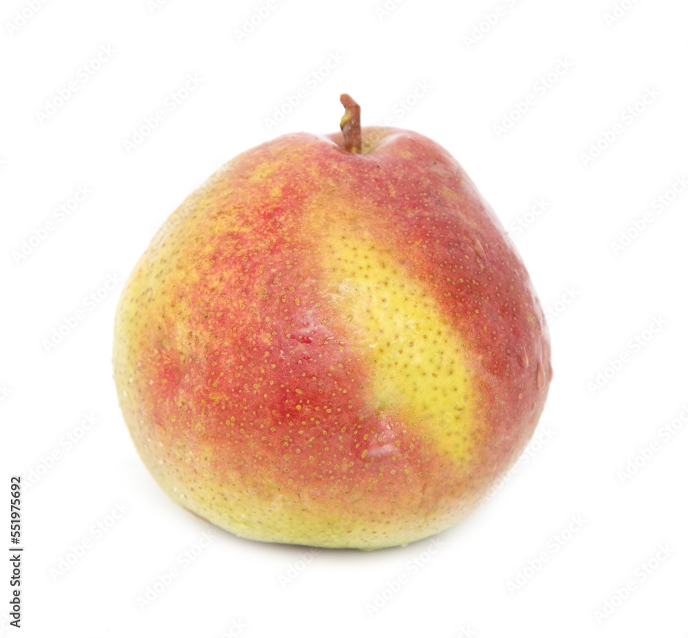 Ripe pear isolated on white background. Ripe pear isolated on white background.