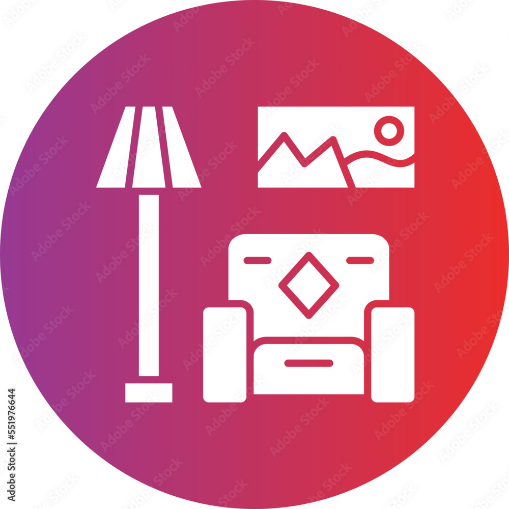Living Room Icon Style Living Room Icon Style