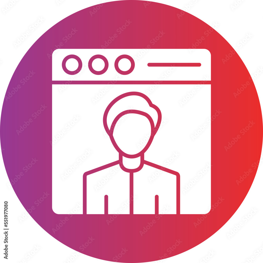Web User Icon Style Web User Icon Style