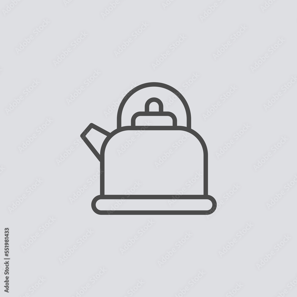 Tea pot vector icon sign symbol Tea pot vector icon sign symbol