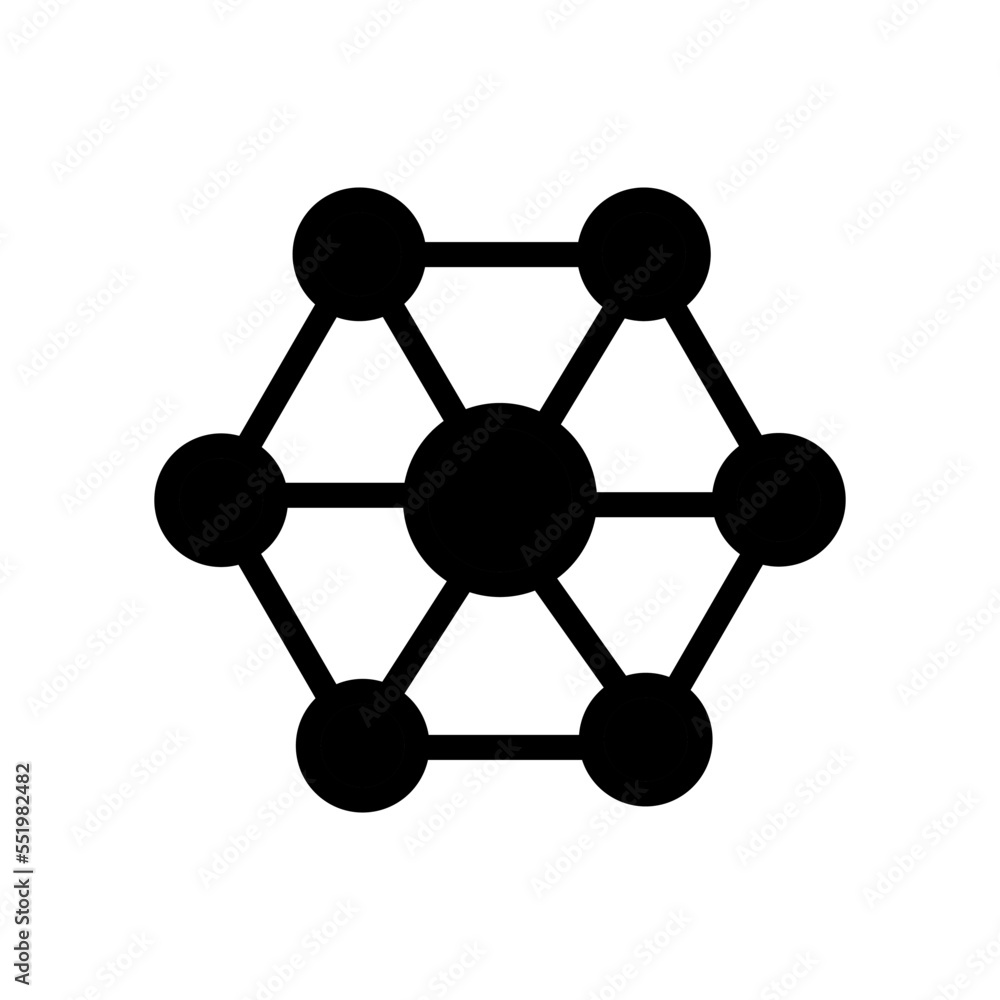 molecule, black, icon, design, flat, style, trendy, collection, template molecule, black, icon, design, flat, style, trendy, collection, template