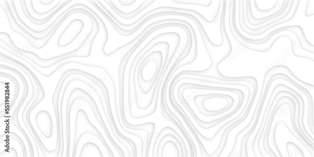 Abstract wavy line 3d paper cut white background. Topographic canyon geometric map relief texture with curved layers and shadow. Abstract realistic papercut decoration textured with wavy layers Abstract wavy line 3d paper cut white background. Topographic canyon geometric map relief texture with curved layers and shadow. Abstract realistic papercut decoration textured with wavy layers