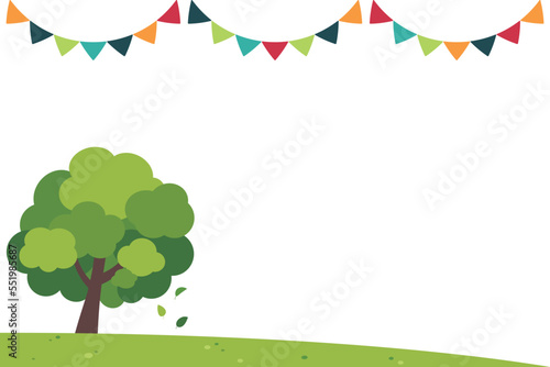 背景イラスト_樹木