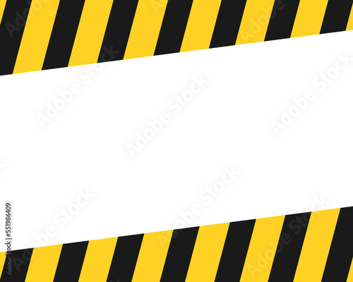 Caution tape background wallpaper design with empty place