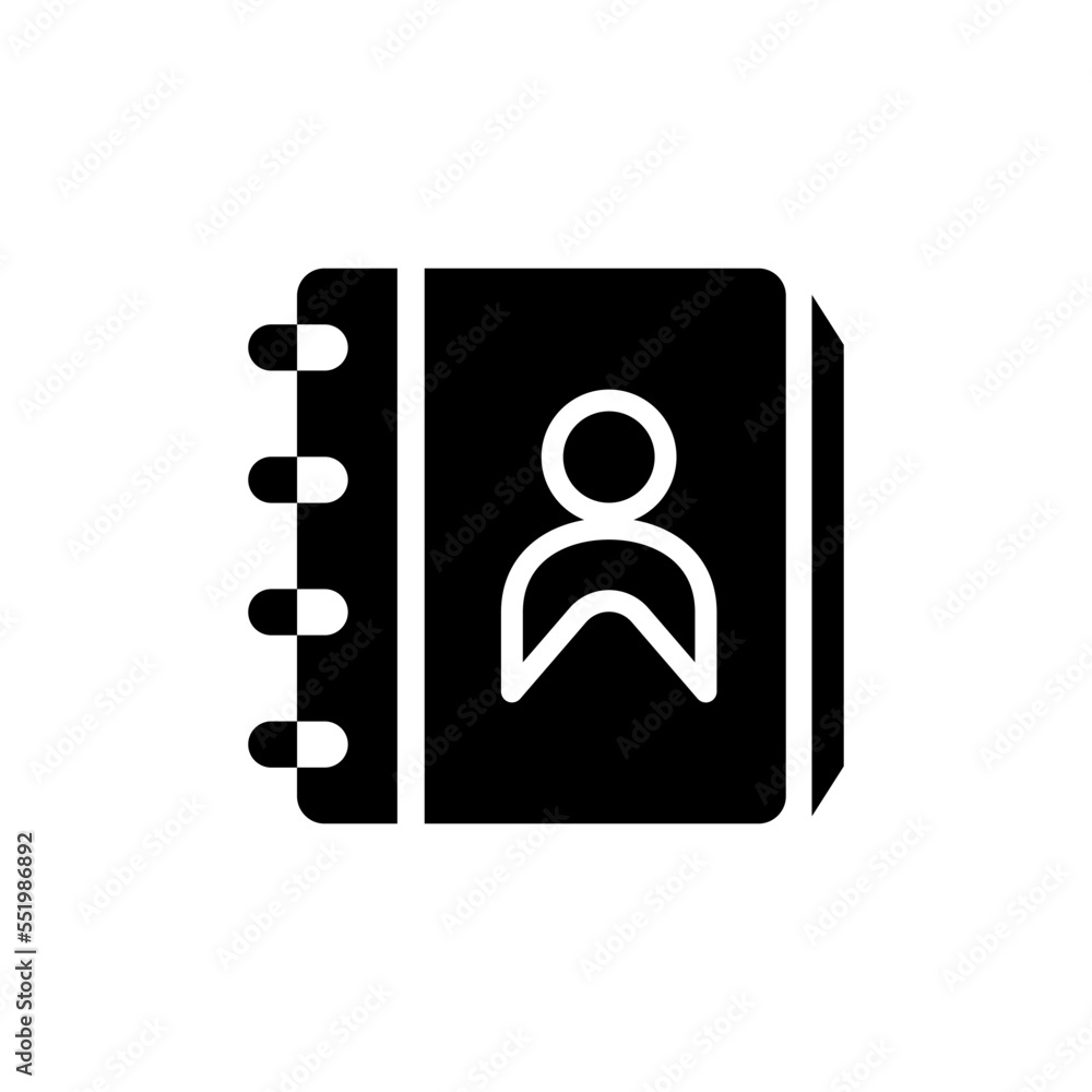 address book, black, icon, design, flat, style, trendy, collection, template address book, black, icon, design, flat, style, trendy, collection, template