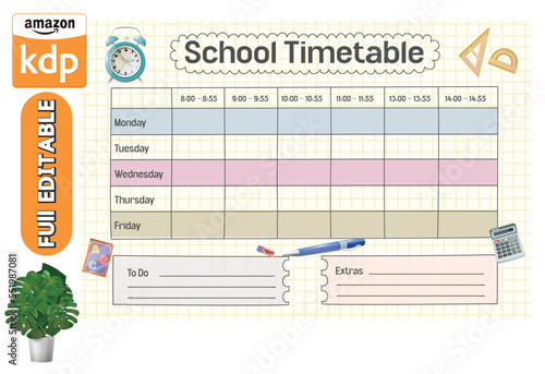 school timetable