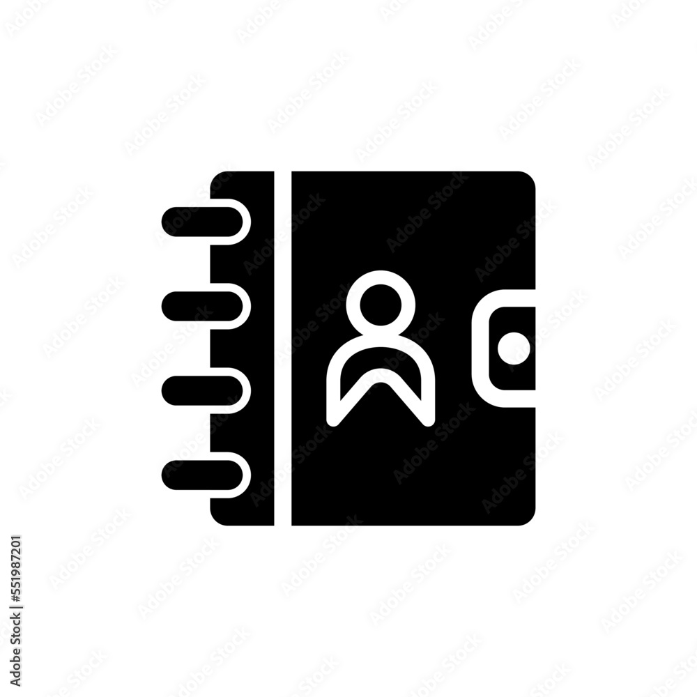 address book, black, icon, design, flat, style, trendy, collection, template address book, black, icon, design, flat, style, trendy, collection, template