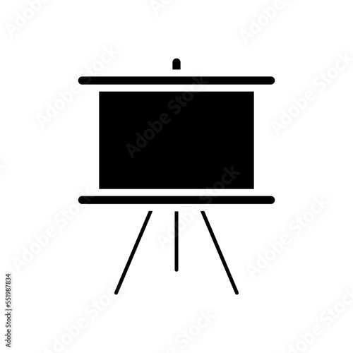 presentation board, black, icon, design, flat, style, trendy, collection, template