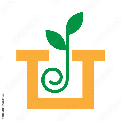 eco friendly brand logo , plant-based cosmetic logo icon , blooming plant logo icon