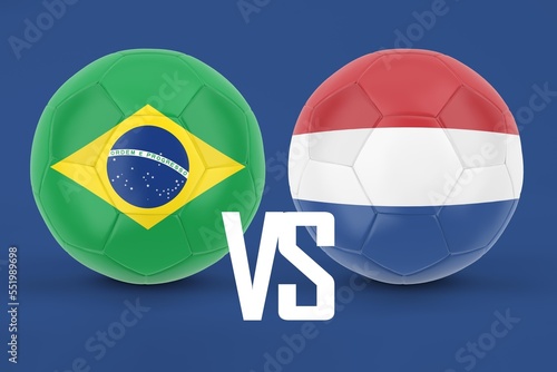 Brazil VS Netherlands Football