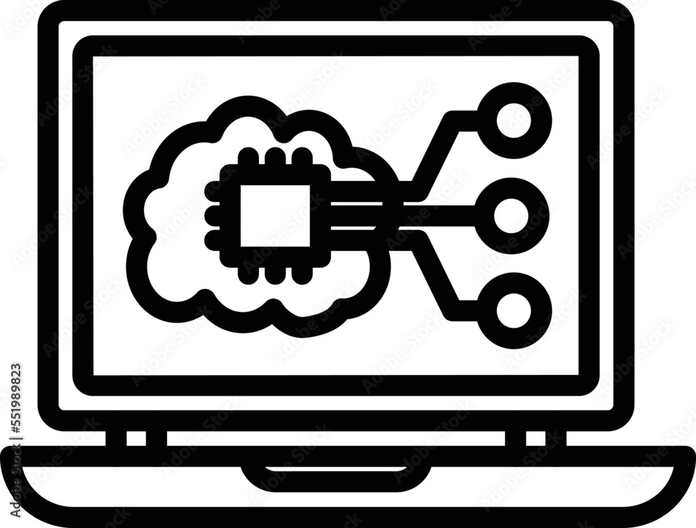 Ai Brain Vector Icon
Ai Brain Vector Icon
