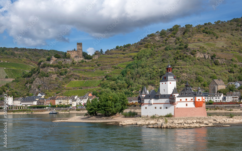 Kaub, Rhine valley, Rhineland-Palatinate, Germany