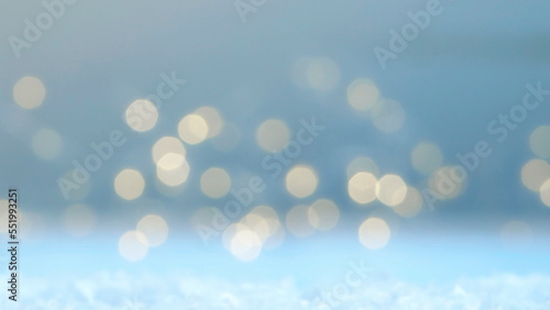 Bokeh of orange lights used for Christmas backgrounds.