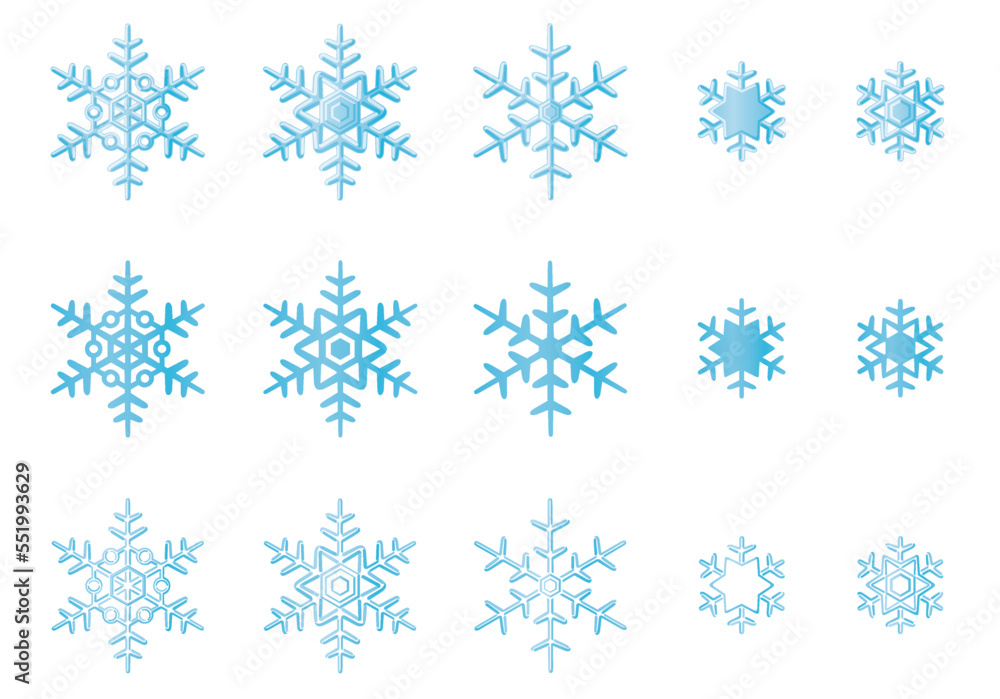 雪の結晶 アイコン集 イラスト 雪の結晶 アイコン集 イラスト