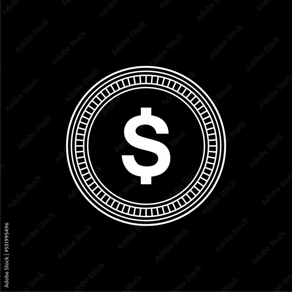 Dollar Icon Symbol, USD Sign. Vector Illustratio Dollar Icon Symbol, USD Sign. Vector Illustratio