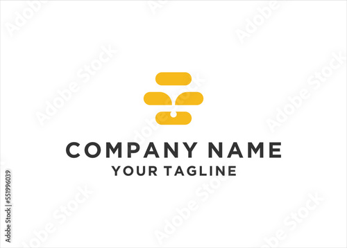 bee hive and honey logo design inspiration