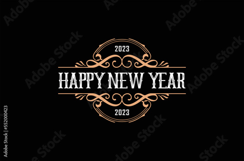 Happy New Year 2023 Vector Design