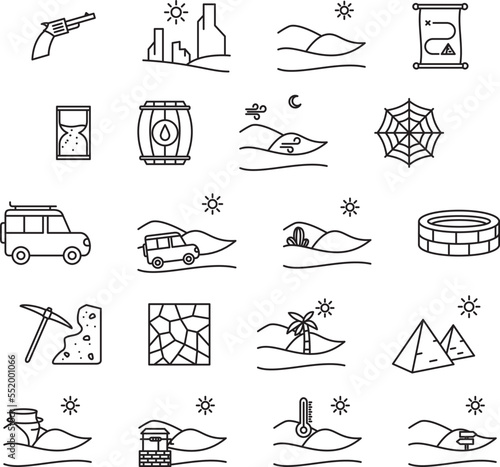 doodle set of icons