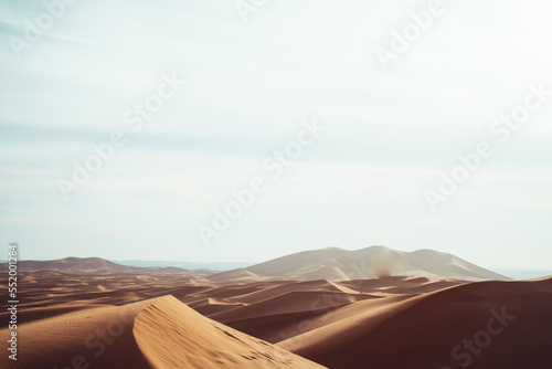 views of the sahara desert dunes