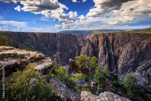 Colorful Sky over the Black Canyon, Black Canyon of the Gunnison National Park, Colorado photo