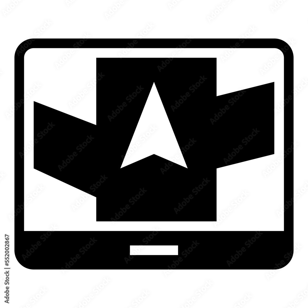 gps glyph icon gps glyph icon