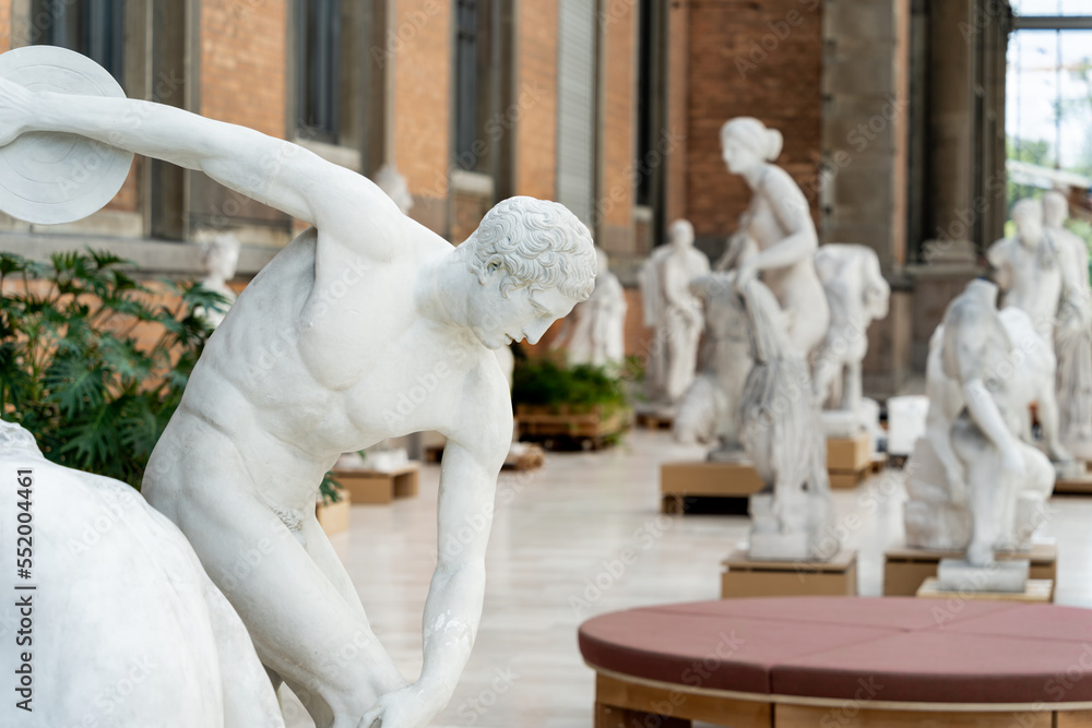 Copenhagen, Denmark. Circa October 2022. Interior hall of the National