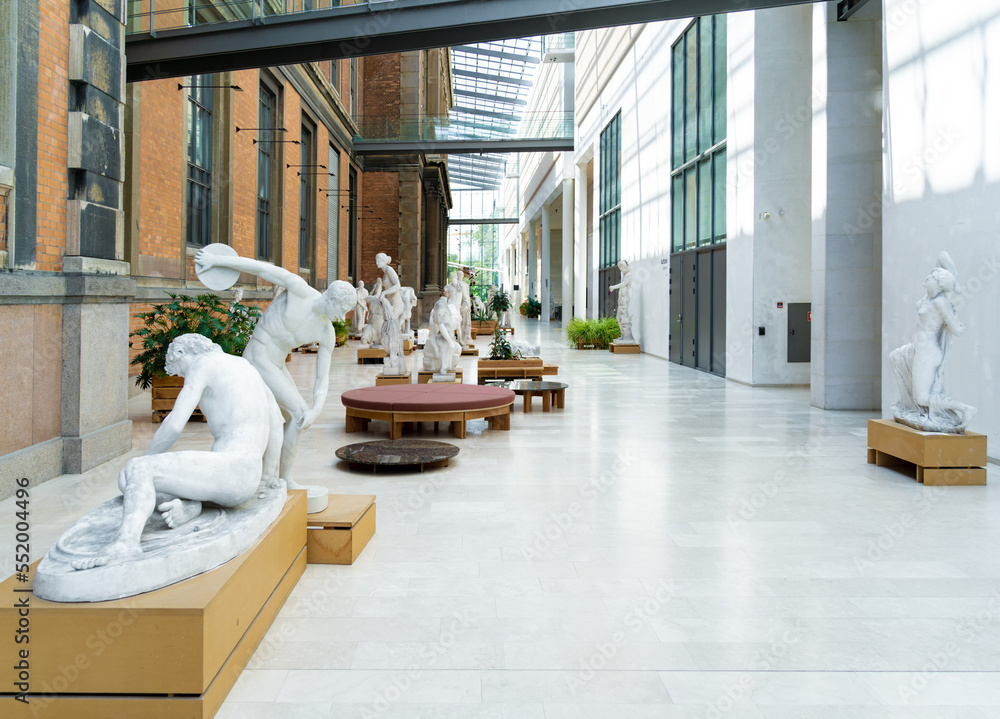 Copenhagen, Denmark. Circa October 2022. Interior hall of the National