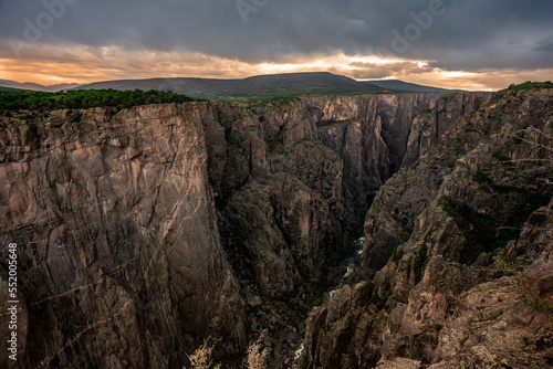 Last Light on Chasm View, Black Canyon of the Gunnison National Park,Colorado