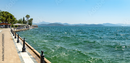 Koycegiz Lake, Mugla / Turkey in summer,  August 2022