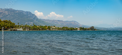 Koycegiz Lake, Mugla / Turkey in summer,  August 2022 photo