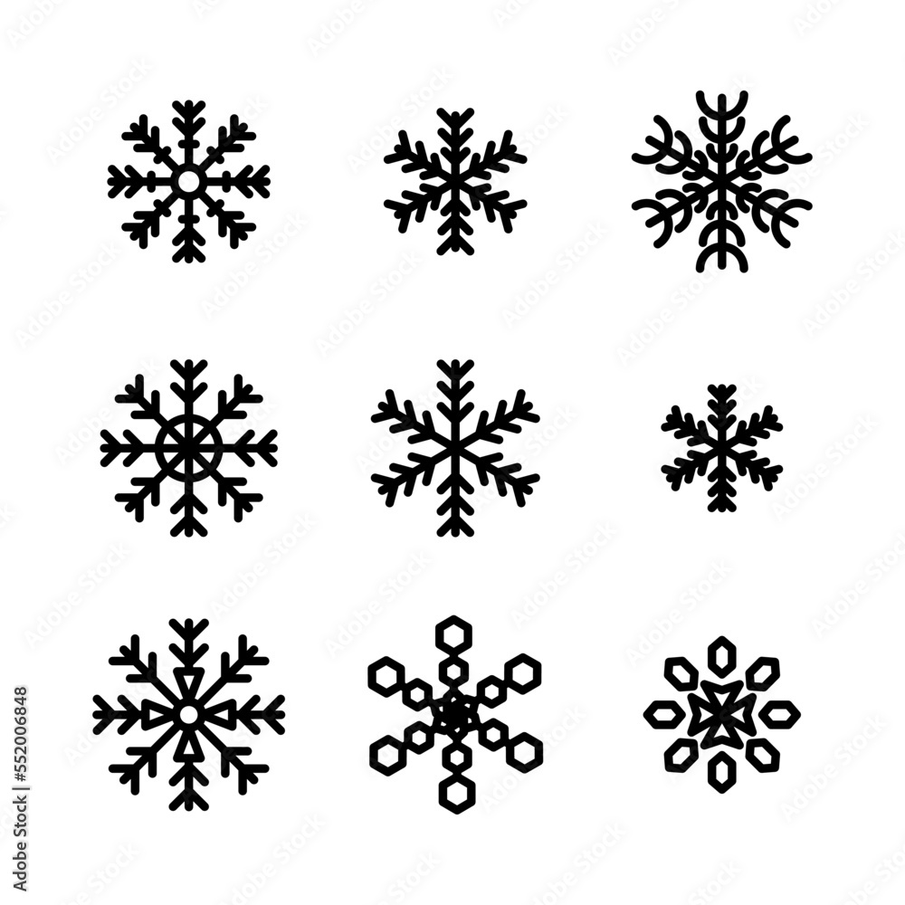 Snow icon or logo isolated sign symbol vector illustration - high quality black style vector icons
