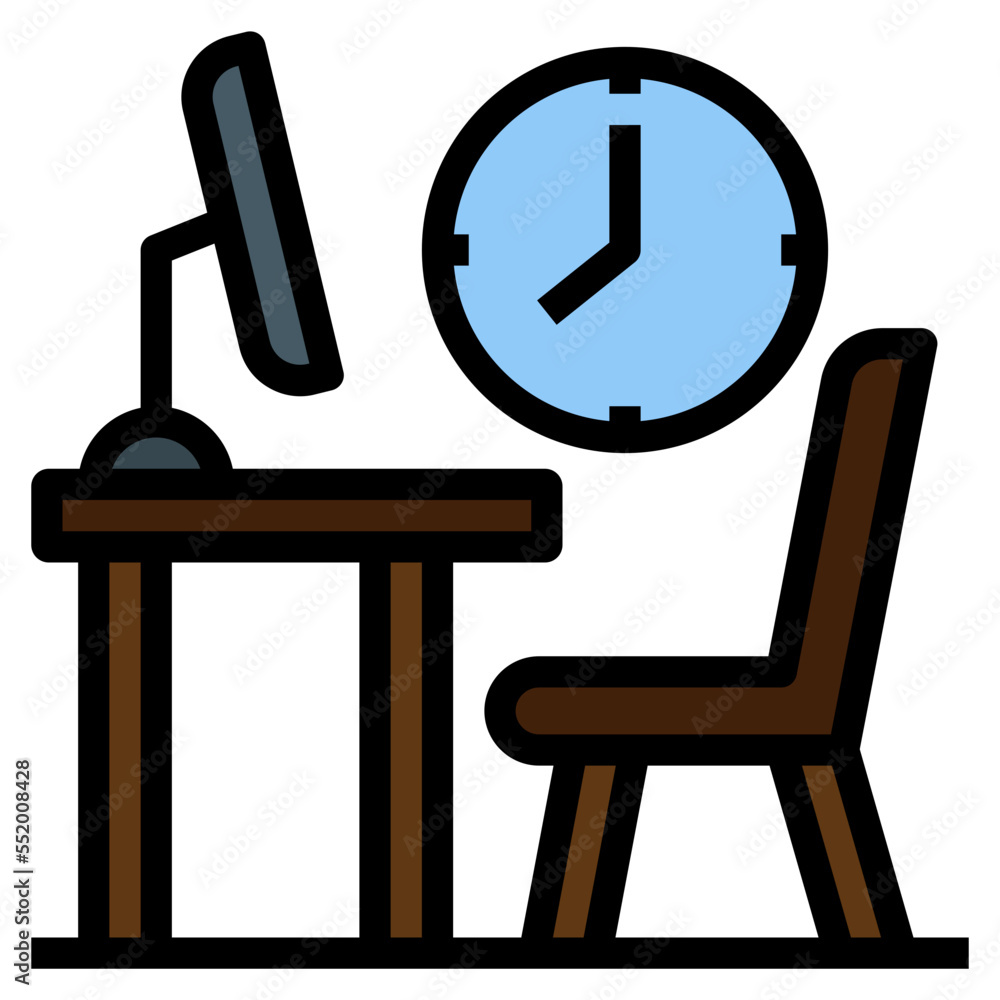 work at home filled outline icon work at home filled outline icon